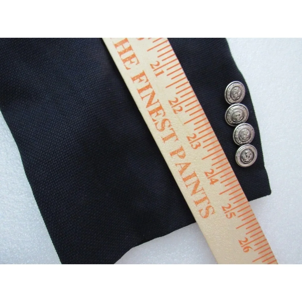 Hart Schaffner Marx Polyester Blend 40L‎ Mens Traditional Navy Blazer Recent